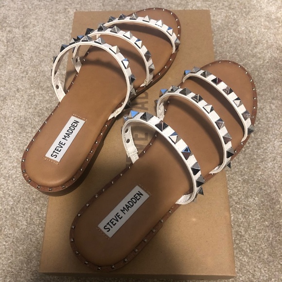 Steve Madden | Shoes | Steve Madden Palit Studded Slide Sandals | Poshmark